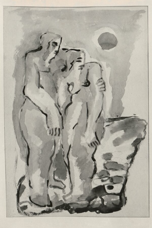 Dvě postavy, kolem 1938?